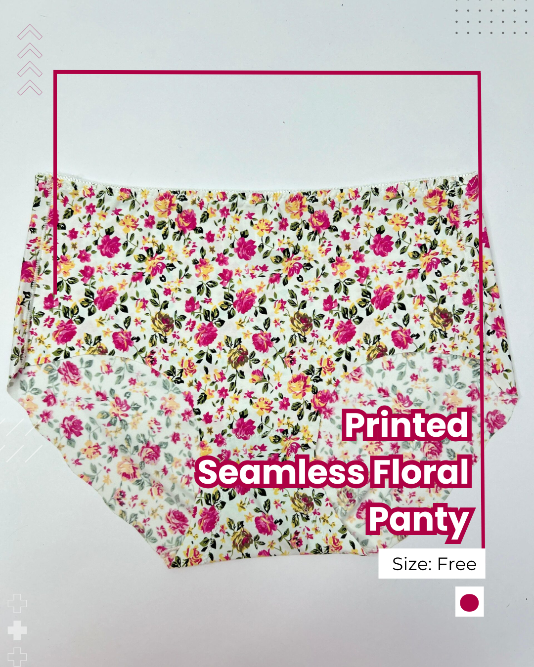 Printed Seamless Floral Panty