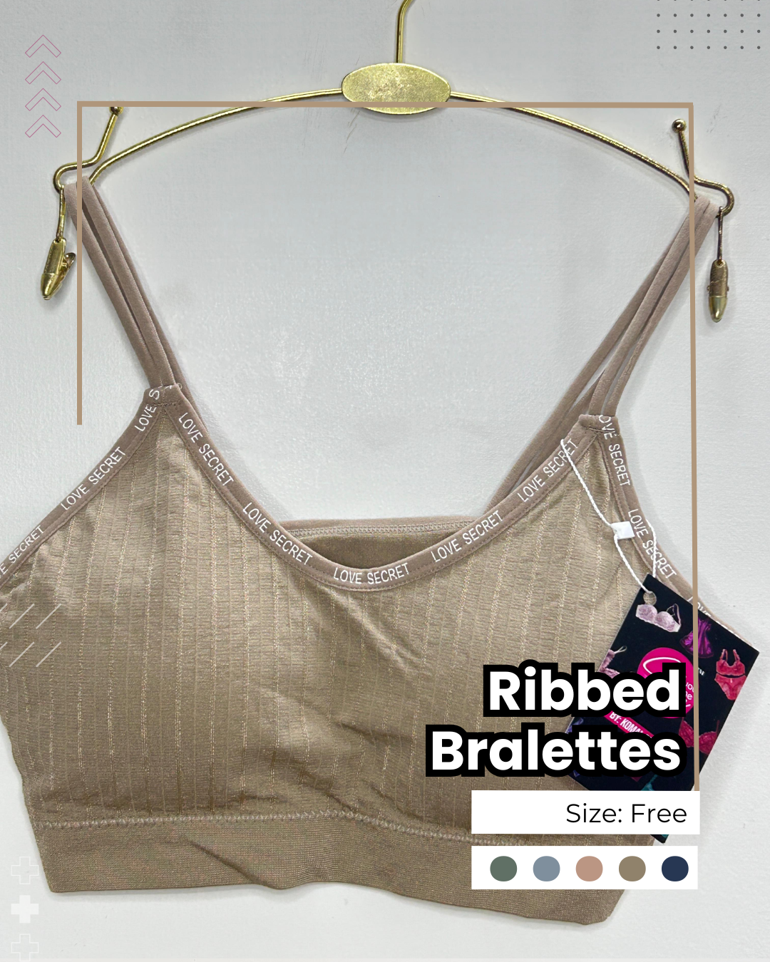 Ribbed bralette