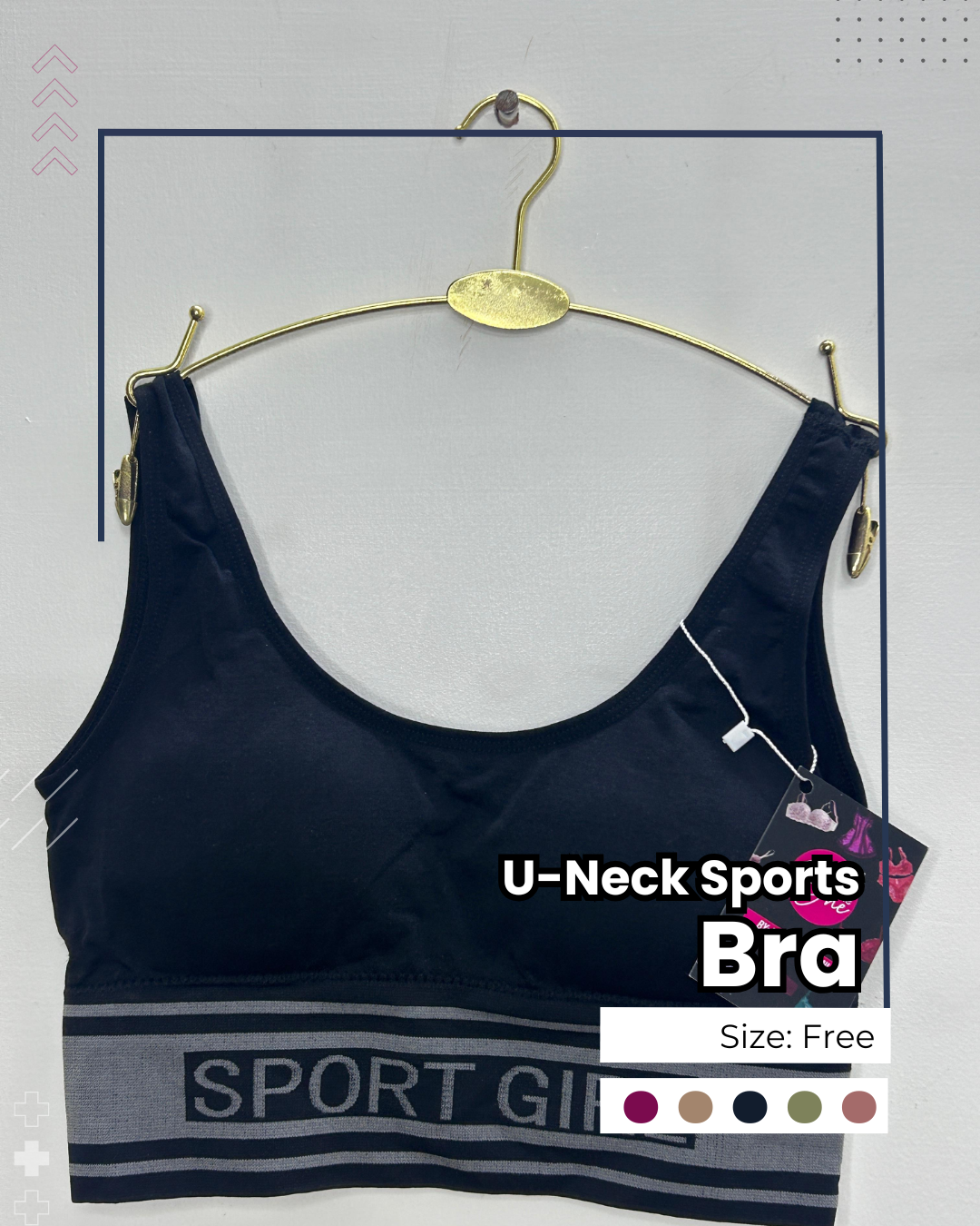 U-Neck Sports Bra